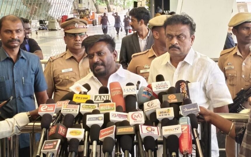 அமைச்சர் ராஜ்மோகன் அரசுப் பள்ளிகள் குறித்து அறிவிப்பு வெளியிடுகிறார்