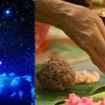 ஆனி அமாவாசை தினத்தில் முன்னோர்களுக்கு தர்ப்பணம் செய்யும் காட்சி