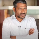 அமைச்சர் வன்னியரசு பேட்டியளிக்கும் காட்சி