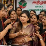 அதிமுக மகளிரணி கூட்டத்தில் பேசிய எம்.எல்.ஏ லீமா ரோஸ்