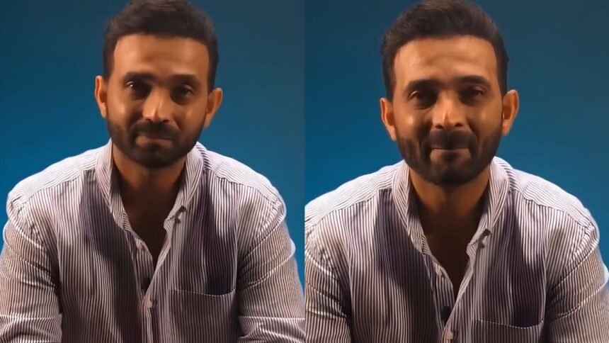இந்திய கிரிக்கெட் அணியின் முன்னாள் கேப்டன் அஜின்கியா ரஹானே