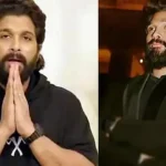 நடிகர் அல்லு அர்ஜுன் மேடையில் பேசுகிறார்