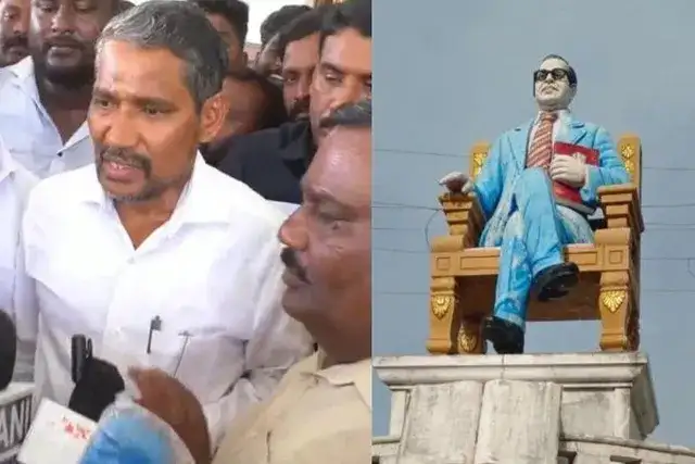 அமைச்சர் வன்னி அரசு அம்பேத்கர் சிலை திறப்பு குறித்து அறிவிப்பு வெளியிடுகிறார்