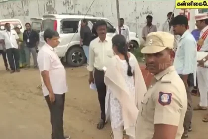 கன்னிகைபேரில் அமோனியா வாயு அகற்றும் பணி நடைபெறும் இடம்