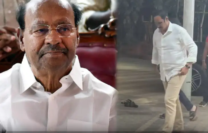 பாமக நிறுவனர் ராமதாஸ் மற்றும் கட்சித் தலைவர் அன்புமணி ராமதாஸ் சந்திப்பு