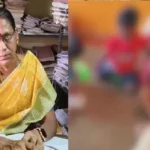 அங்கன்வாடி மையத்தில் முறைகேடு குறித்து செய்தியாளர் கேள்வி எழுப்பும் காட்சி
