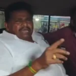 திமுக எம்.எல்.ஏ. அனிதா ராதாகிருஷ்ணன் செய்தியாளர்களை சந்திக்கும் காட்சி