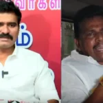 அமைச்சர் நிர்மல்குமார் செய்தியாளர்களிடம் பேசுகிறார்