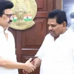 திமுக எம்.எல்.ஏ அனிதா ராதாகிருஷ்ணன் பொதுக்கூட்டத்தில் பேசுகிறார்