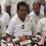 அமைச்சர் அனிதா ராதாகிருஷ்ணன் செய்தியாளர்களைச் சந்திக்கும் காட்சி