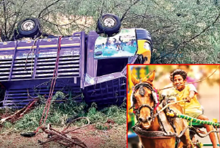 உயிரிழந்த குதிரை வண்டி ஜாக்கி சிறுவன் கணேசன் புகைப்படம்