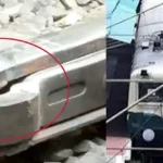 நுங்கம்பாக்கம் ரயில் நிலையம் அருகே சேதமடைந்த தண்டவாளம்