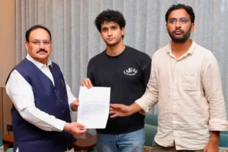 மத்திய அமைச்சர் ஜே.பி. நட்டாவுடன் பேச்சுவார்த்தை நடத்தும் CJP அமைப்பினர்