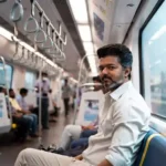 முதலமைச்சர் ஜோசப் விஜய் மெட்ரோ ரயிலில் பயணம்