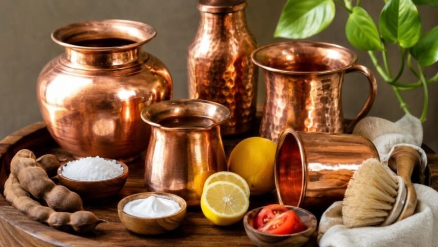 கருப்பு நிறமாக மாறிய செப்பு பாத்திரங்கள்