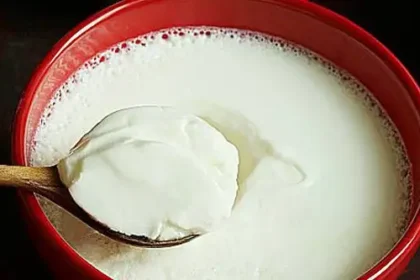 தயிர் மற்றும் பச்சை வெங்காயம்