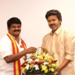 முதலமைச்சர் விஜயை சந்தித்து வாழ்த்து பெறும் சி.விஜயபாஸ்கர்