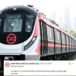 டெல்லி மெட்ரோ ரயில் நிலையங்களில் மக்கள் கூட்டம்
