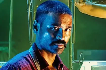 நடிகர் தனுஷ் மற்றும் அவரது திரைப்படங்கள் தேசிய விருது பெற்றதைக் குறிக்கும் புகைப்படம்