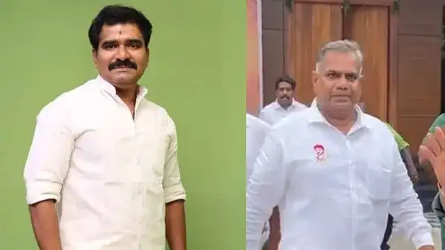 லஞ்ச ஒழிப்புத் துறைக்கு புகார் அளிக்கும் திமுகவினர்