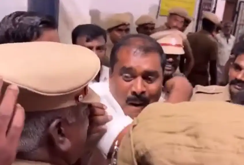 திமுக எம்.எல்.ஏ மார்க்கண்டேயன் கைது செய்யப்பட்டார்