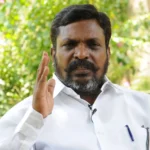விடுதலைச் சிறுத்தைகள் கட்சித் தலைவர் தொல். திருமாவளவன்