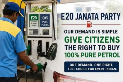 E20 ஜனதா கட்சி சின்னமான நண்டு உருவம்