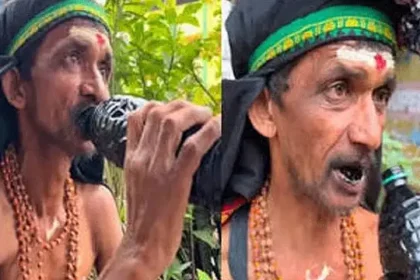பழைய இன்ஜின் ஆயிலை குடிக்கும் குமார்
