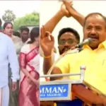 பாமக முன்னாள் எம்.எல்.ஏ அருள் செய்தியாளர்களிடம் பேசுகிறார்
