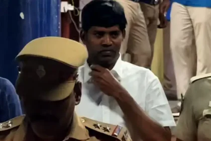 லஞ்சம் வாங்கியதாக கைது செய்யப்பட்ட த.வெ.க முன்னாள் ஊராட்சி மன்ற தலைவர் வீராசாமி
