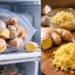 முழு இஞ்சித் துண்டுகள் மற்றும் துருவிய இஞ்சி