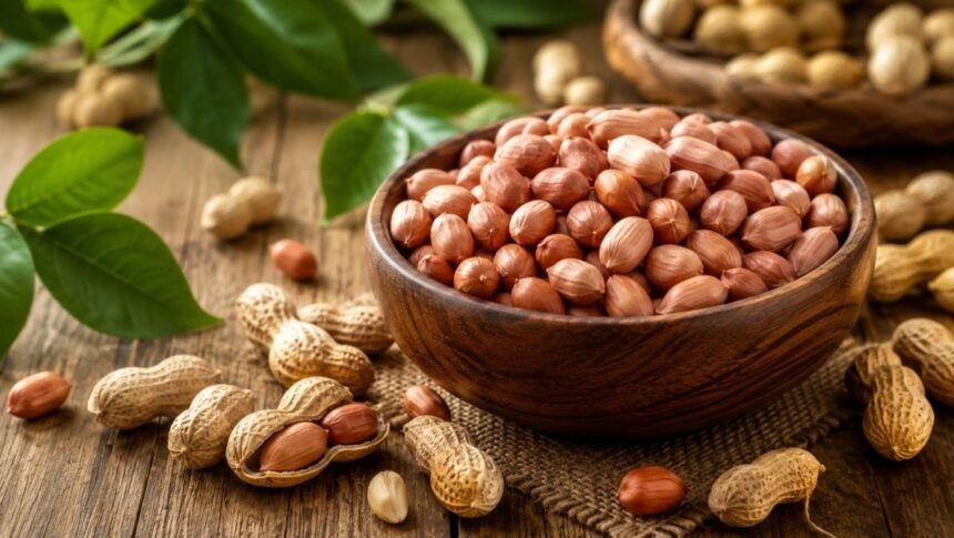 வறுத்த வேர்க்கடலை மற்றும் வேகவைத்த வேர்க்கடலை