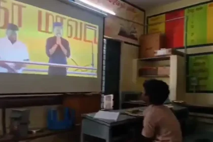 பள்ளிக்கல்வித்துறை அமைச்சர் ராஜ்மோகன் அறிக்கை வெளியிடுகிறார்