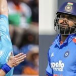 மைதானத்தில் வாக்குவாதத்தில் ஈடுபடும் இந்திய வீரர் ஸ்ரேயாஸ் ஐயர் மற்றும் இங்கிலாந்து வீரர் சாம் கர்ரன்
