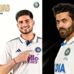 இந்திய டெஸ்ட் கிரிக்கெட் அணியின் அறிவிப்பு