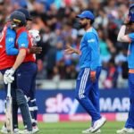 நாட்டிங்ஹாமில் நடைபெற்ற டி20 போட்டியில் இந்திய அணி வீரர்கள்