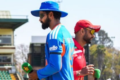 இந்திய கிரிக்கெட் அணி வீரர்கள் வெற்றிக் கொண்டாட்டம்
