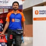 இன்ஸ்டா மார்ட் செயலி மூலம் எல்.பி.ஜி. சிலிண்டர் ஆர்டர் செய்யும் காட்சி