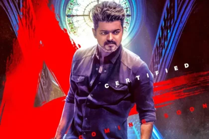 நடிகர் விஜய் நடித்துள்ள 'ஜனநாயகன்' திரைப்படத்தின் 'A' சான்றிதழ் போஸ்டர்