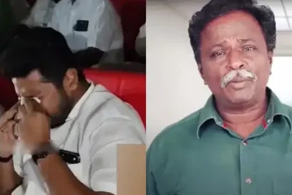 அமைச்சர் பர்வேஸ் 'ஜனநாயகன்' படம் பார்த்தபோது கண்ணீர் சிந்திய புகைப்படங்கள்