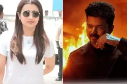 நடிகை த்ரிஷா 'ஜனநாயகன்' திரைப்படத்தை காண ரோகிணி திரையரங்கிற்கு வருகை