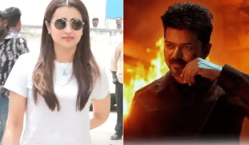 நடிகை த்ரிஷா 'ஜனநாயகன்' திரைப்படத்தை காண ரோகிணி திரையரங்கிற்கு வருகை