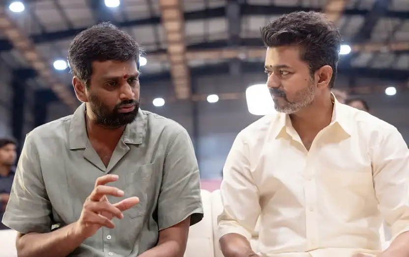 இயக்குனர் ஹெச்.வினோத் விளக்கம் அளிக்கும் காட்சி