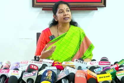 திமுக எம்பி கனிமொழி