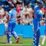 விராட் கோலி மற்றும் ரோஹித் சர்மா சர்வதேச கிரிக்கெட் மைதானத்தில்