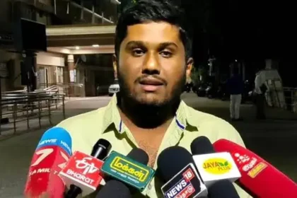 கோவை வானிலை நிபுணர் சந்தோஷ் க்ரிஷ் வானிலை அறிக்கை வெளியிடுகிறார்