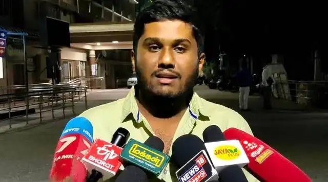 கோவை வானிலை நிபுணர் சந்தோஷ் க்ரிஷ் வானிலை அறிக்கை வெளியிடுகிறார்