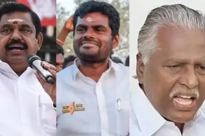 அதிமுக மூத்த தலைவர் கே.பி. முனுசாமி செய்தியாளர்களை சந்திக்கிறார்.