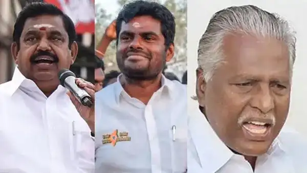 அதிமுக மூத்த தலைவர் கே.பி. முனுசாமி செய்தியாளர்களை சந்திக்கிறார்.