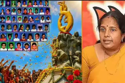 வானதி சீனிவாசன் தனது அஞ்சலியை தெரிவிக்கும் படம்